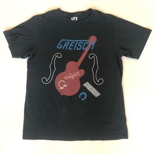 UNIQLO Gretsch Nashville tee-shirt gray unisex S